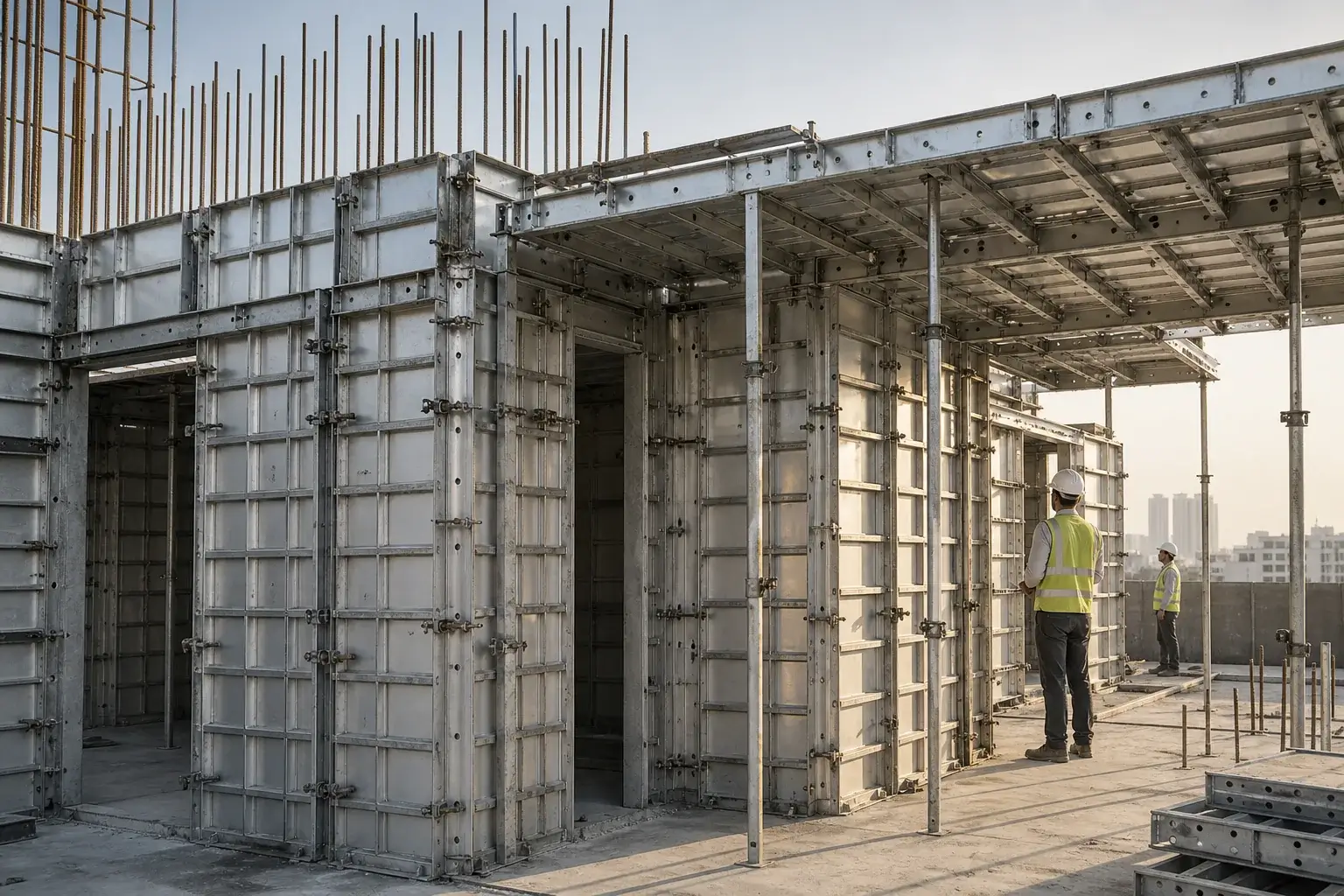 A simple comparison of Mivan and conventional construction covering structure, finish, durability, speed, alterations and buyer checks.