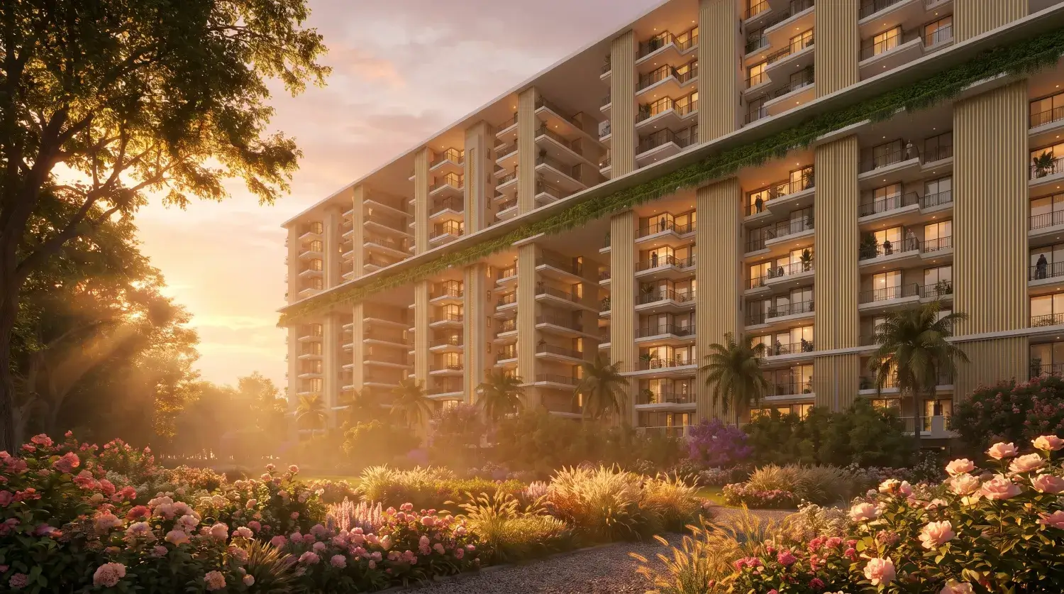 Atlantis landmark residences at dusk