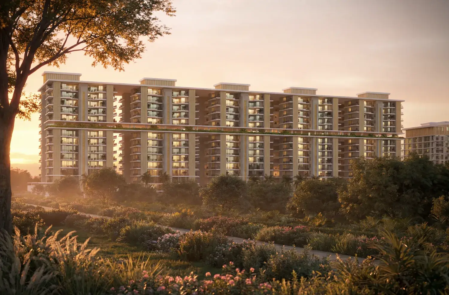 Atlantis Heights forest-facing residential towers
